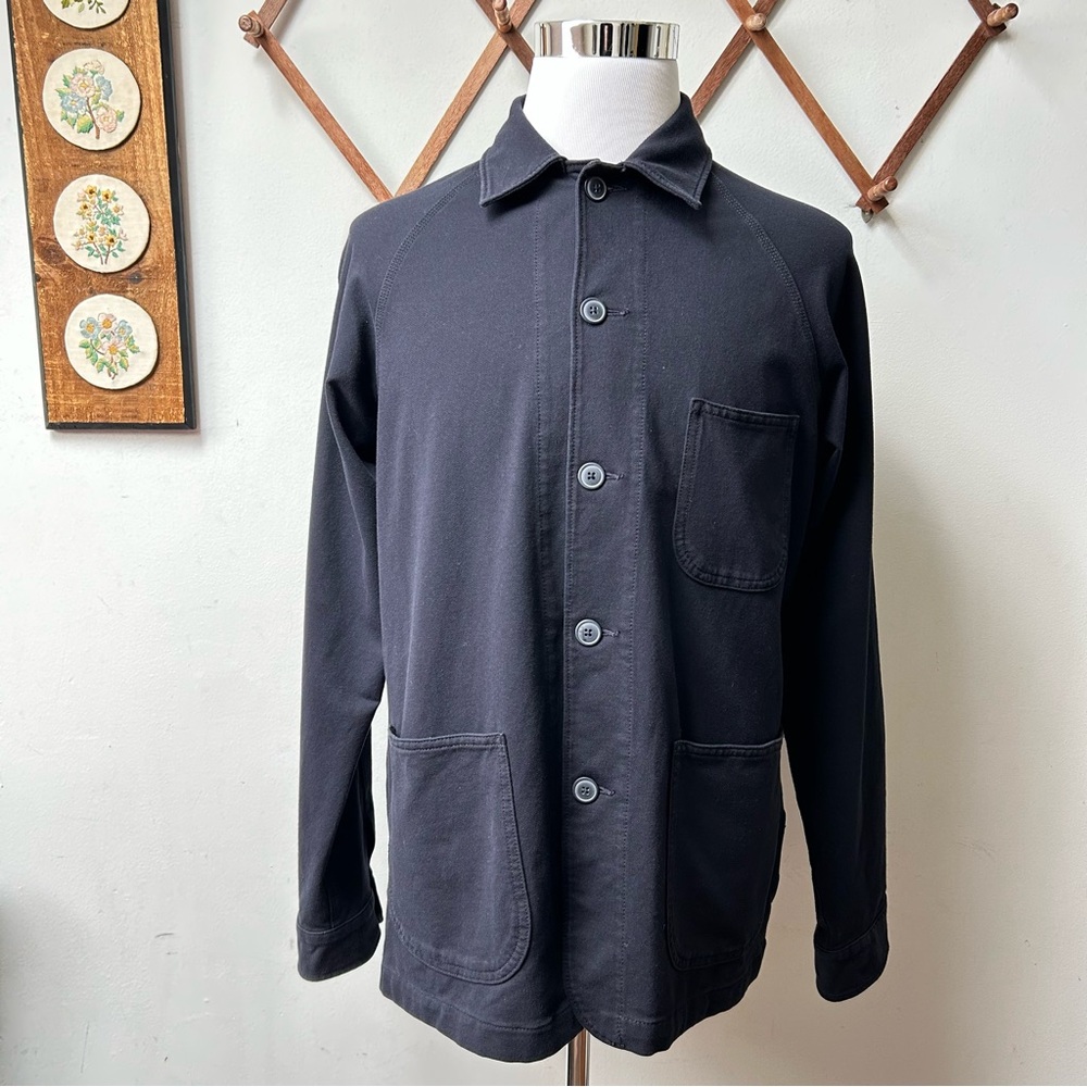 Uniqlo Men's Dark Navy Lightweight Shirt Jacket